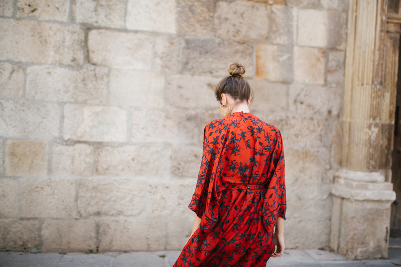 Invitada perfecta calista one Maison Shangai vestido rojo 2