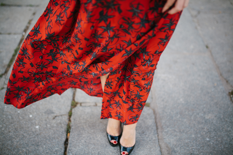 Invitada perfecta calista one Maison Shangai vestido rojo 6
