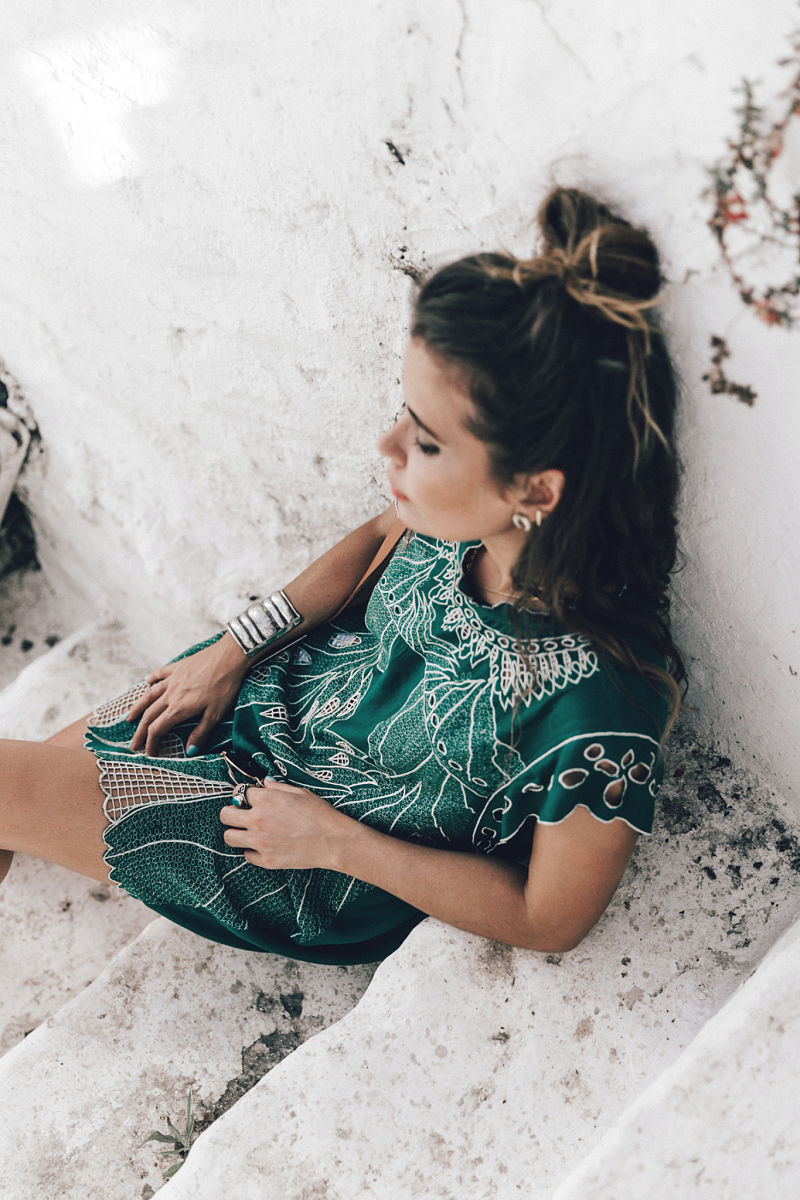 Dress code outfit picnic rosa y verde calista one summer party 5