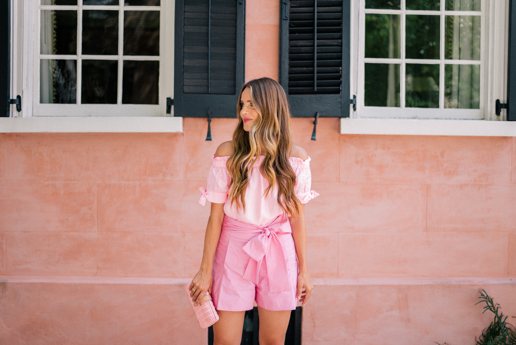 Dress code outfit picnic rosa y verde calista one summer party 21