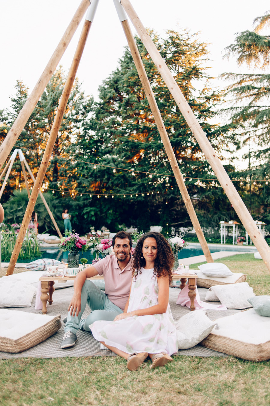 zona chill out cojines suelo tipis 9