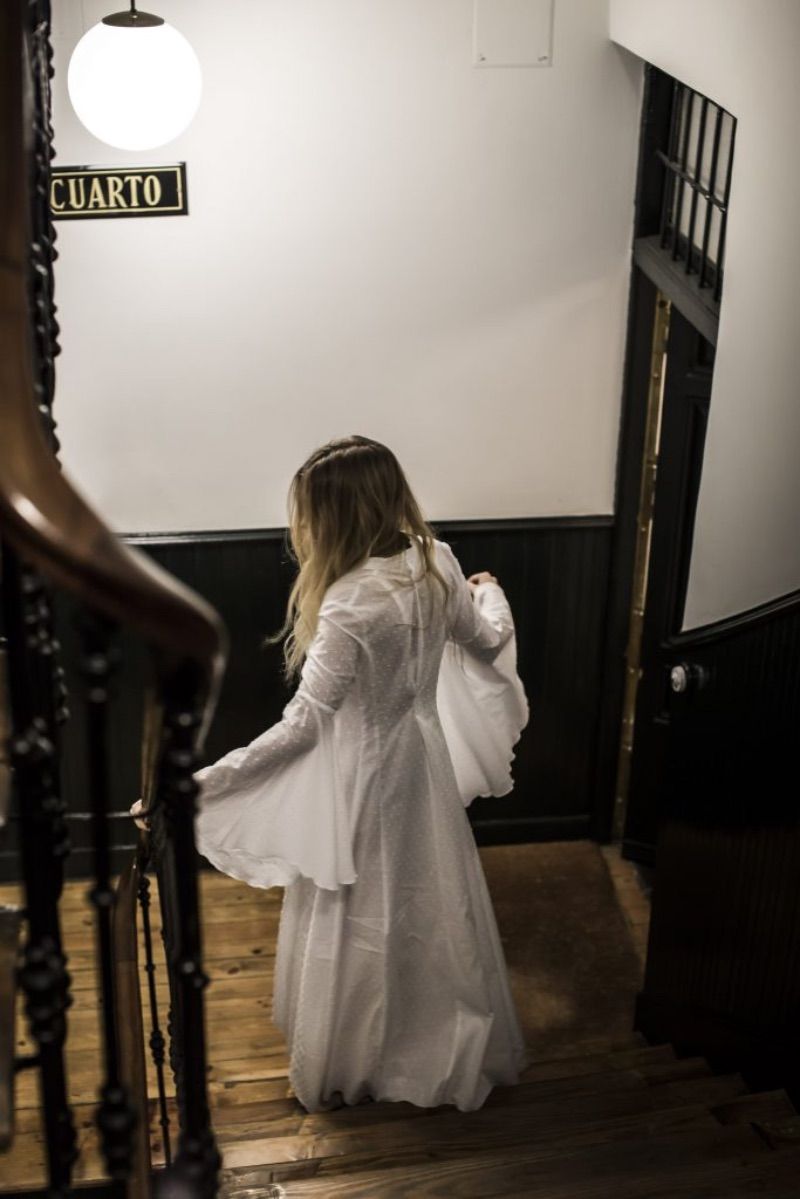Batas con estilo Namur para novias